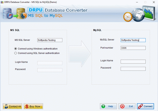 DRPU Database Converter - MS SQL to MySQL