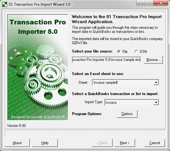 01 Transaction Pro Import Wizard