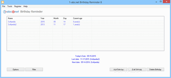 1-abc.net Birthday Reminder