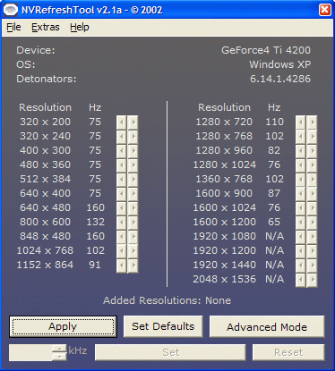 NVRefreshTool