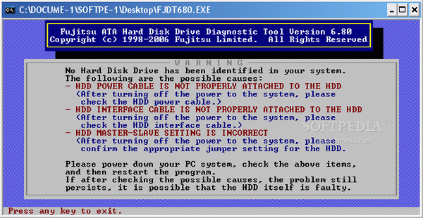 Fujitsu Diagnostic