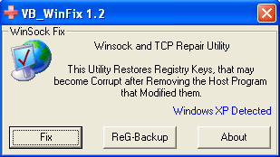 WinSock XP Fix