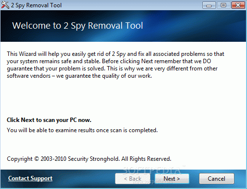 2 Spy Removal Tool