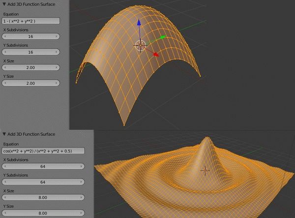 3D Function Surface