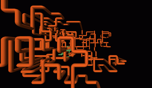 3D Pipes Screensaver