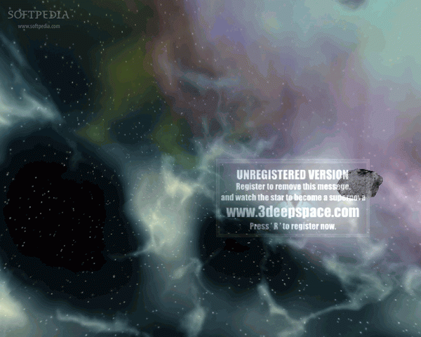 3D Supernova Screensaver