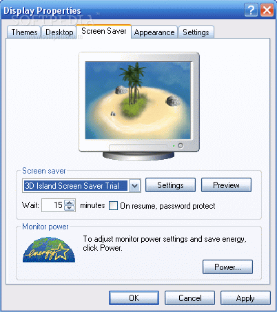 3D Tropical Island Screen Saver