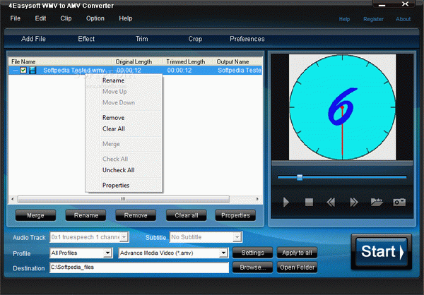 4Easysoft WMV to AMV Converter