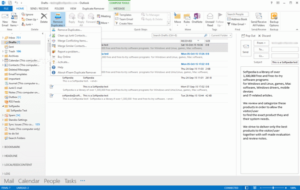 Outlook Duplicate Remover