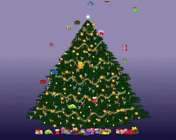 A Christmas Tree Screensaver