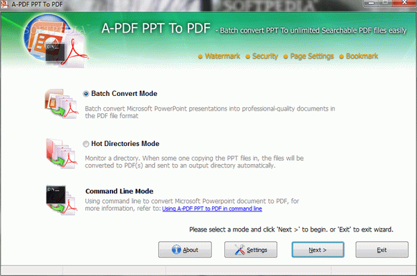 A-PDF PPT to PDF [SOFTPEDIA EXCLUSIVE DISCOUNT: 10% OFF!]