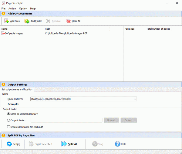 A-PDF Page Size Split