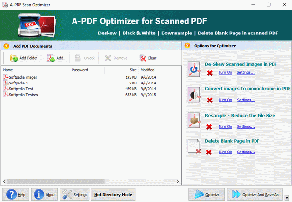 A-PDF Scan Optimizer