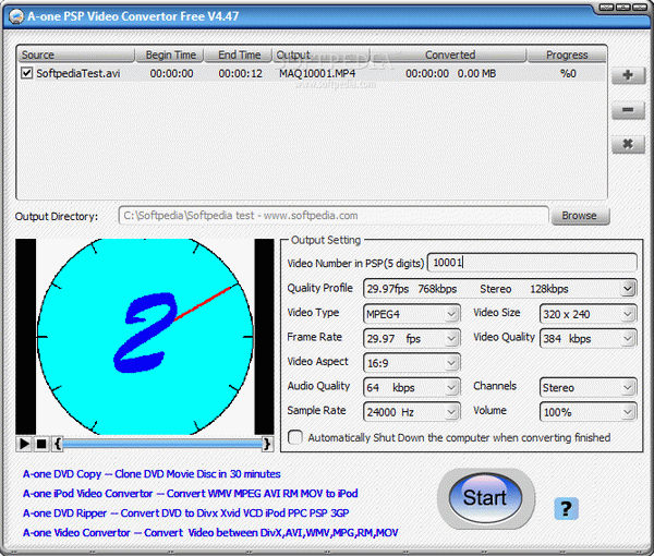 A-one PSP Video Converter