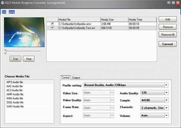 A123 Mobile Ringtone Converter