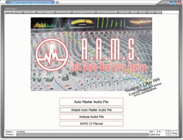 AAMS Auto Audio Mastering System