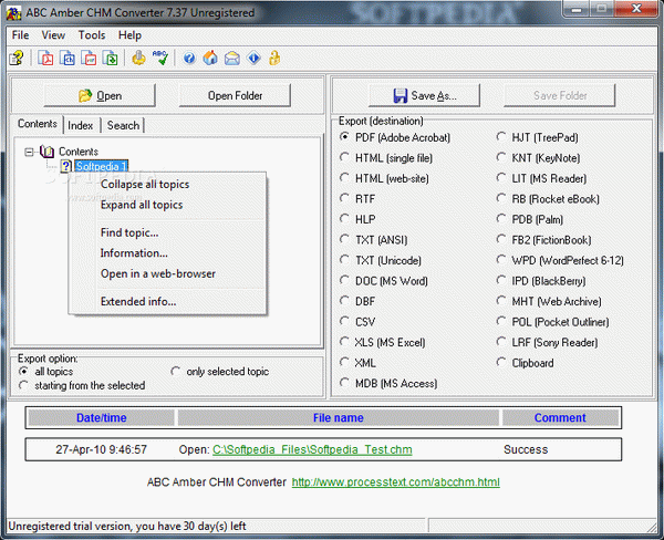 ABC Amber CHM Converter