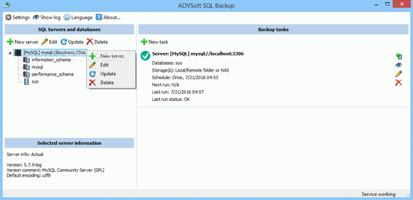 ADVSoft SQL Backup