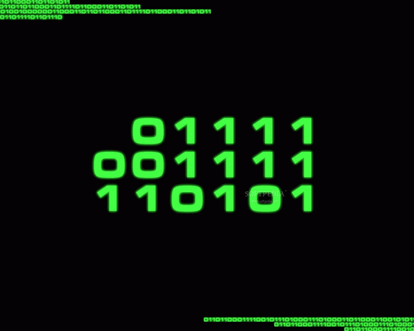 AL Binary Clock Screensaver