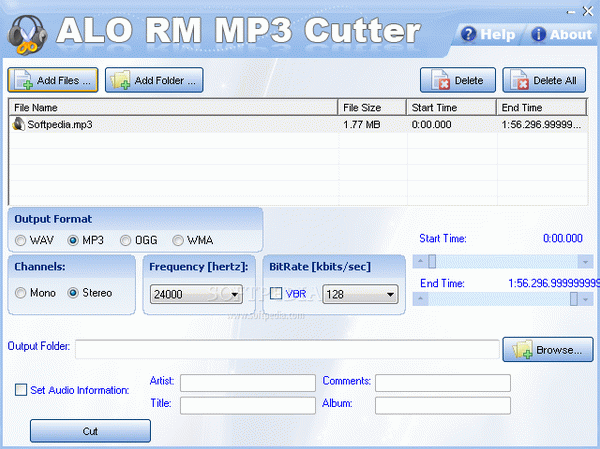 ALO RM MP3 Cutter