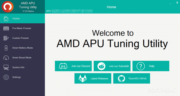 AMD APU Tuning Utility