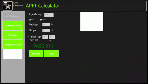 APFT Calculator