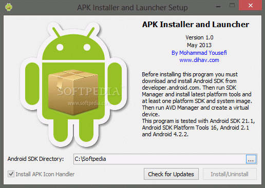 APK Installer and Launcher