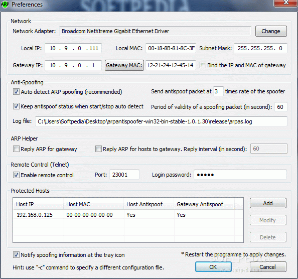 ARP AntiSpoofer