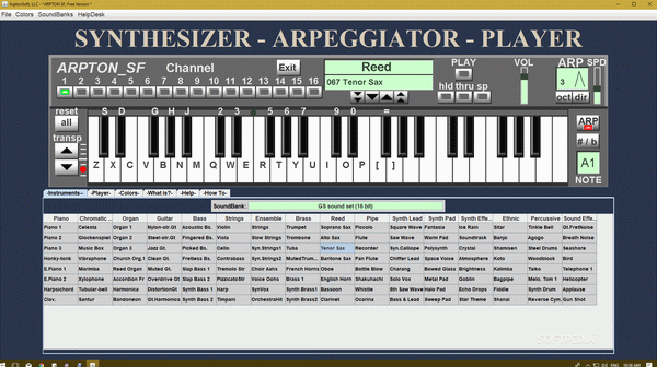 ARPTON SF Synthesizer Arpeggiator Player