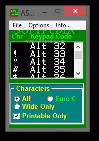 ASCII FindKey