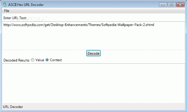 ASCII HEX URL Decoder