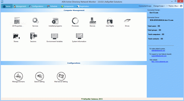 ASN Active Directory Network Monitor