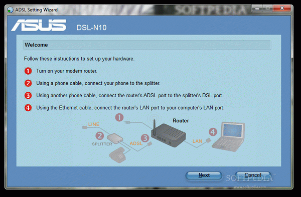 ASUS DSL-N10 B1 Wireless Router Utilities