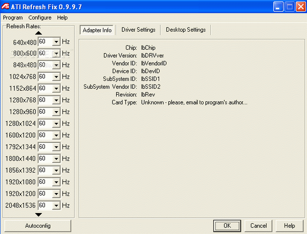 ATI Refresh Rate Fixer