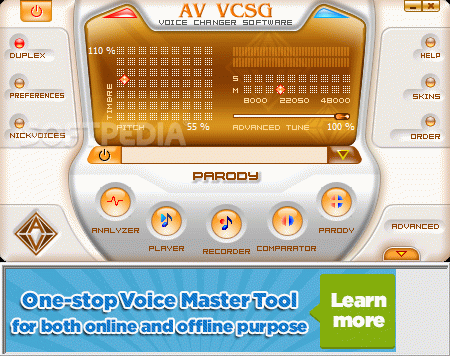AV Voice Changer Software Gold Edition