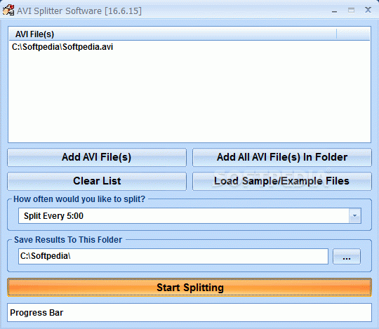 AVI Splitter Software