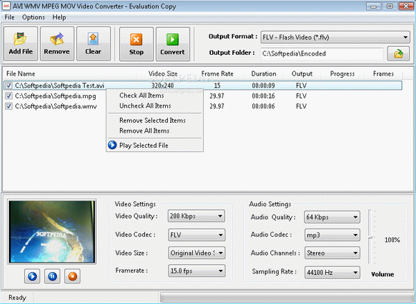 AVI WMV MPEG MOV Video Converter