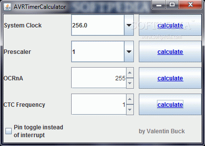 AVRTimerCalculator