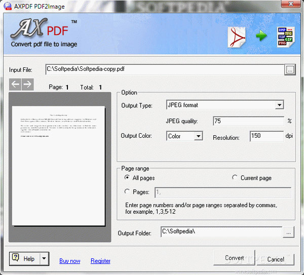 AXPDF PDF2Image