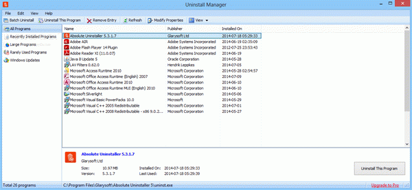 Absolute Uninstaller