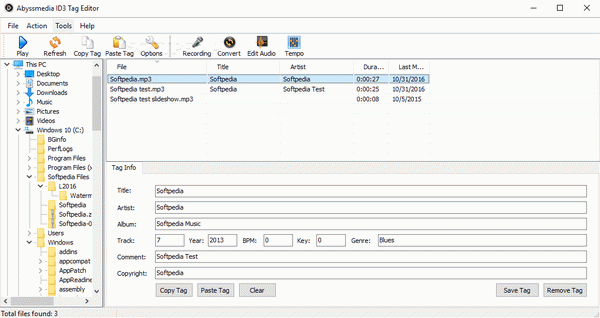 Abyssmedia ID3 Tag Editor