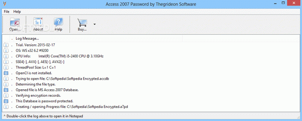 Access 2007 Password