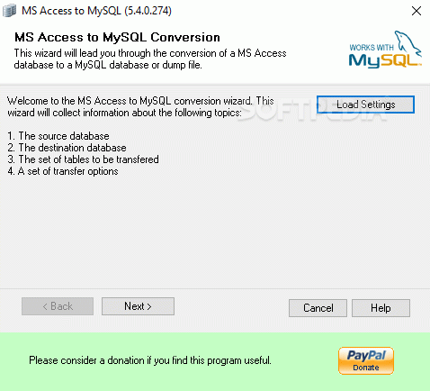 MS Access To MySQL