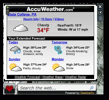 Accu weather Forecast