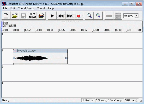 Acoustica MP3 Audio Mixer