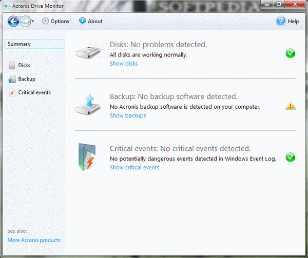 Acronis Drive Monitor