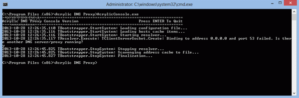 Acrylic DNS Proxy