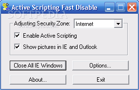 Active Scripting Fast Disable