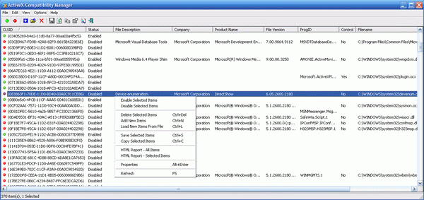 ActiveX Compatibility Manager