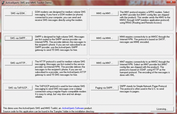 ActiveXperts SMS and MMS Toolkit